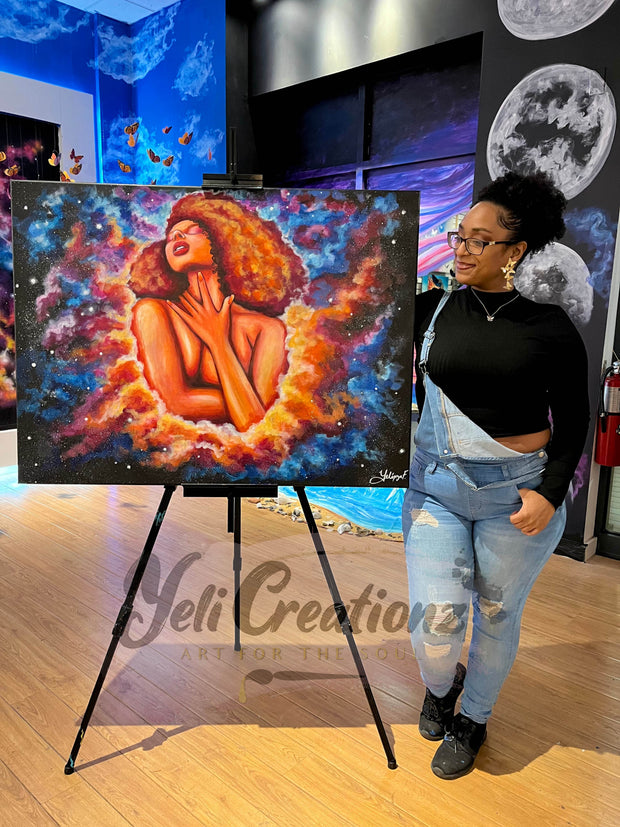 "EmbraceHER" Canvas Painting